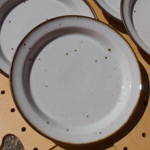 Dansk Midcentury Niels Refsgaard Brown Mist Small Plate Set Of 3 #1